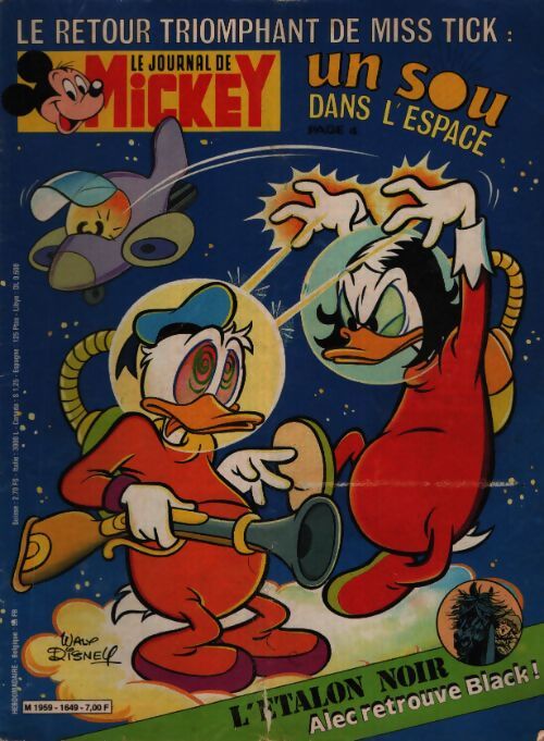 Le journal de Mickey n°1649 : Un sou dans l'espace - Collectif - Livre