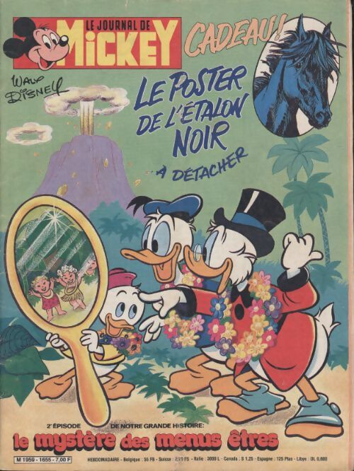 Le journal de Mickey n°1655 : Le mystère des menus êtres - Collectif - Livre