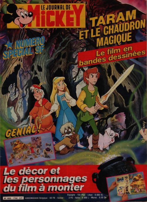 Le journal de Mickey n°1744 : Taram et le chaudron magique - Collectif - Livre