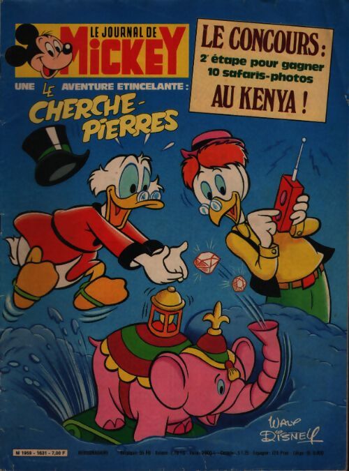 Le journal de Mickey n°1631 : Le cherche-pierres - Collectif - Livre
