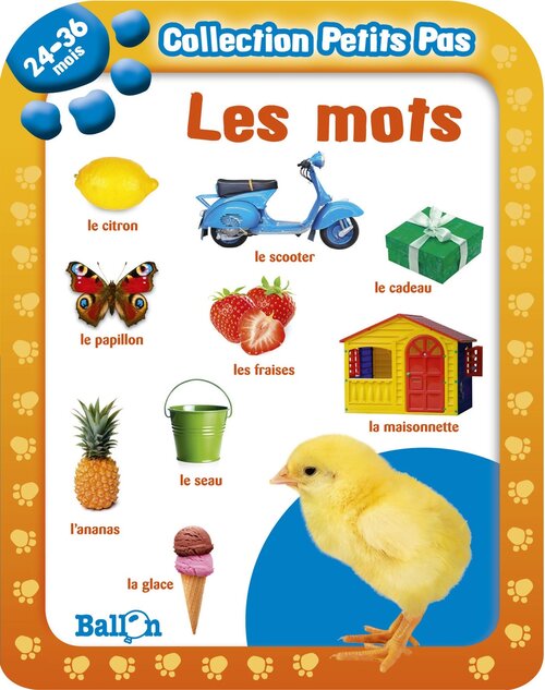 Petits pas les mots 24-36 m - Ballon - Livre