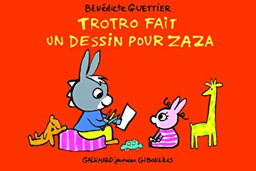 Trotro fait un dessin pour zaza - Bénédicte Guettier - Livre