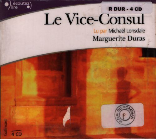 Le vice-consul (Livre audio 4 CD) - Marguerite Duras - Livre