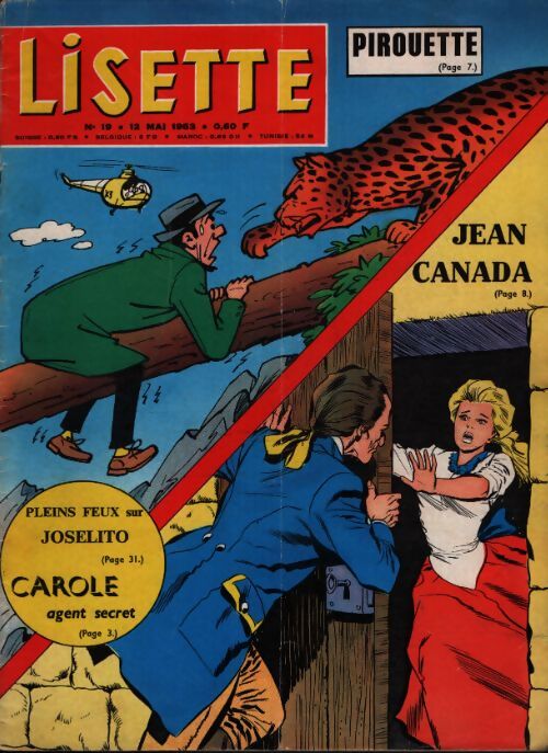 Lisette 1963 n°19 : Jean Canada - Collectif - Livre