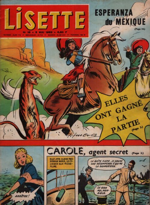 Lisette 1963 n°18 : Elles ont gagné la patrie - Collectif - Livre