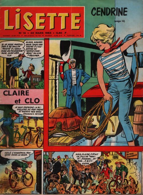 Lisette 1963 n°12 : Cendrine - Collectif - Livre