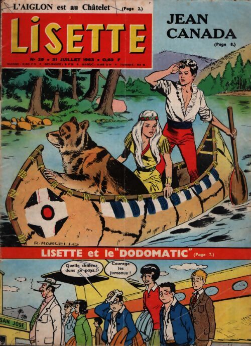 Lisette 1963 n°29 : Jean Canada - Collectif - Livre