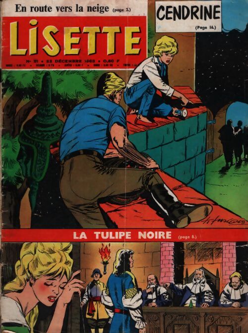 Lisette 1963 n°51 : La tulipe noire - Collectif - Livre