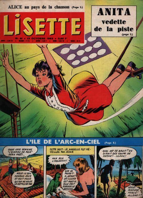 Lisette 1963 n°41 : Anita vedette de la piste - Collectif - Livre