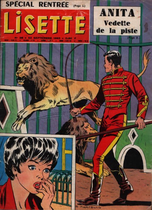 Lisette 1963 n°38 : Anita vedette de la piste - Collectif - Livre