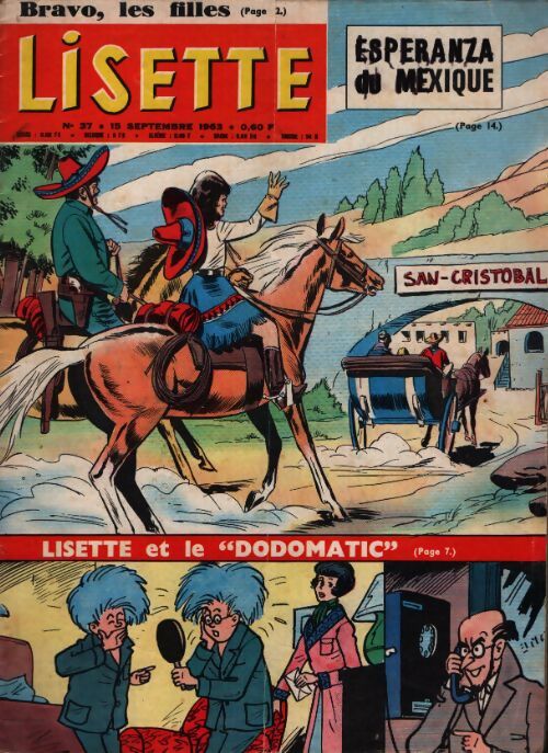 Lisette 1963 n°37 : Esperanza du Mexique - Collectif - Livre