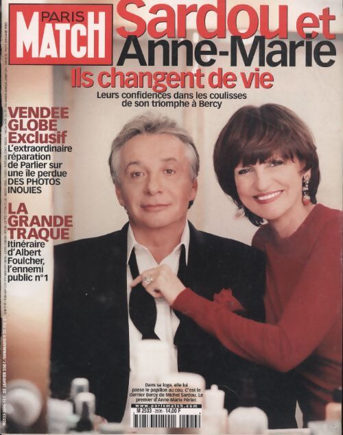 Paris Match n°2696 : Sardou et Anne-Marie. Ils changent de vie - Collectif - Livre