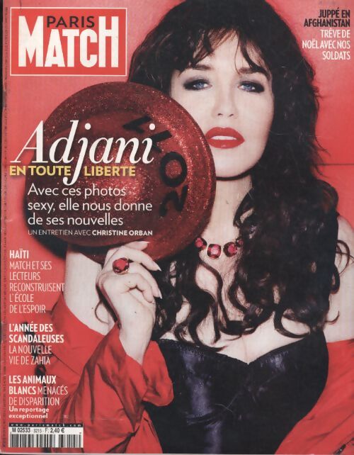 Paris Match n°3215 : Adjani en toute liberté - Collectif - Livre