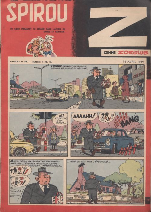 Spirou n°1096 : Z comme Zorglub - Collectif - Livre