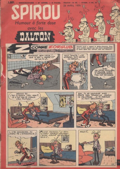 Spirou n°1097 : Humour à forte dose avec les Dalton - Collectif - Livre