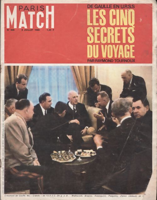 Paris Match n°900 : De Gaulle en U.R.S.S. - Collectif - Livre