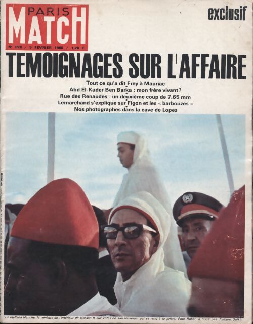 Paris Match n°878 : Témoignages sur l'affaire - Collectif - Livre