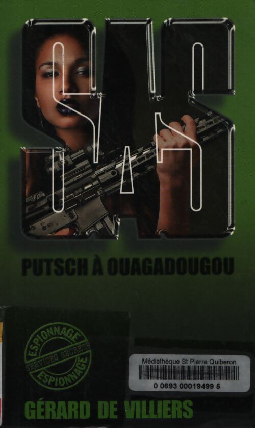 SAS : Putsch à ouagadougou - Gérard De Villiers - Livre