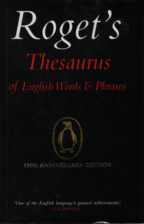 Roget's thesaurus of english words and phrases - George Davidson - Livre