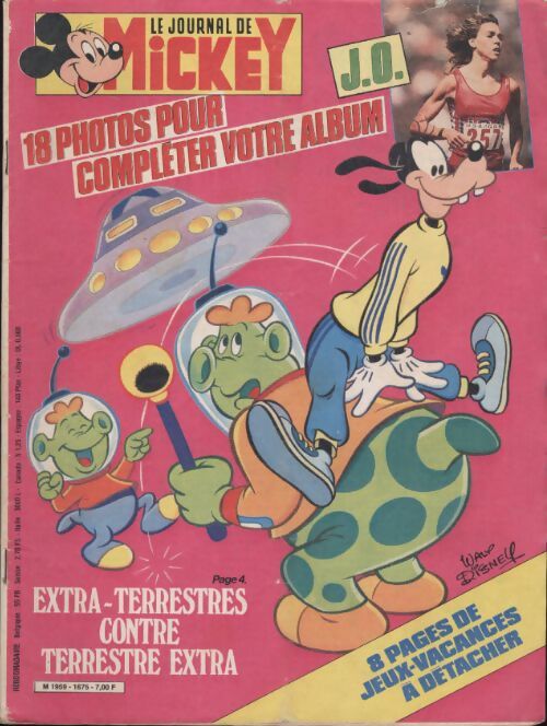 Le journal de Mickey n°1675 : Extra-terrestres contre terrestre extra - Collectif - Livre