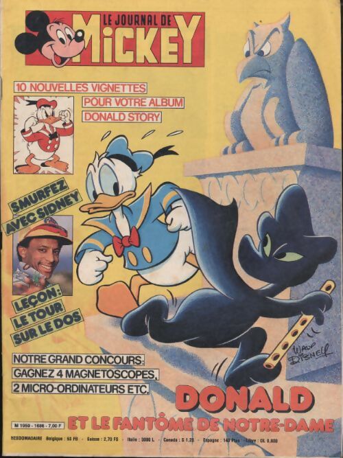 Le journal de Mickey n°1686 : Donald et le fantôme de Notre-Dame - Collectif - Livre
