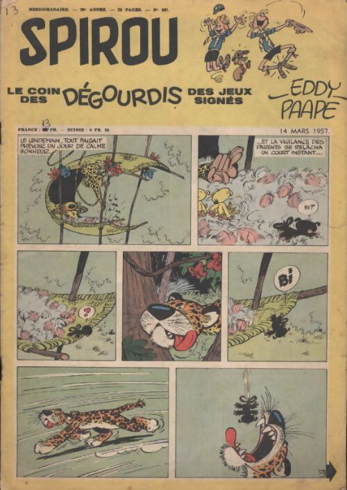 Spirou n°987 : Le coin des dégourdis des jeux signés - Collectif - Livre