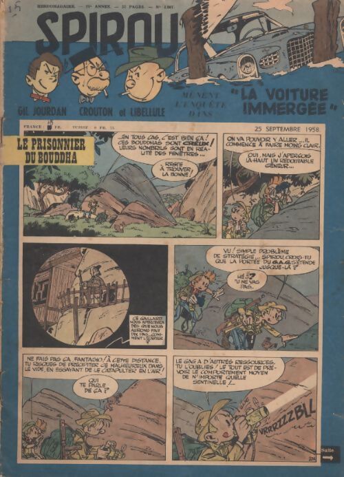 Spirou n°1067 : La voiture immergée - Collectif - Livre