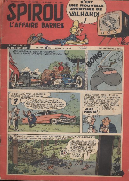 Spirou n°1015 : L'affaire Barnes - Collectif - Livre