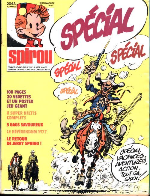 Spirou n°2043 : Spécial vacances - Collectif - Livre