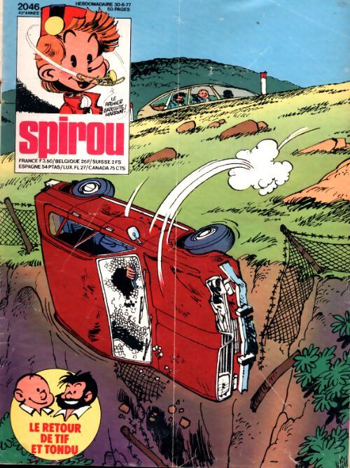 Spirou n°2046 : Le retour de Tif et Tondu - Collectif - Livre