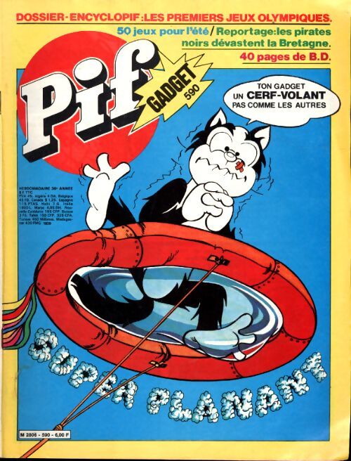 Pif Gadget n°590 - Pif n°1828 - Collectif - Livre