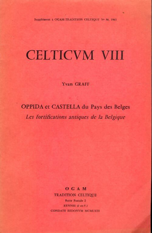 Celticum VIII - Yvan Graff - Livre