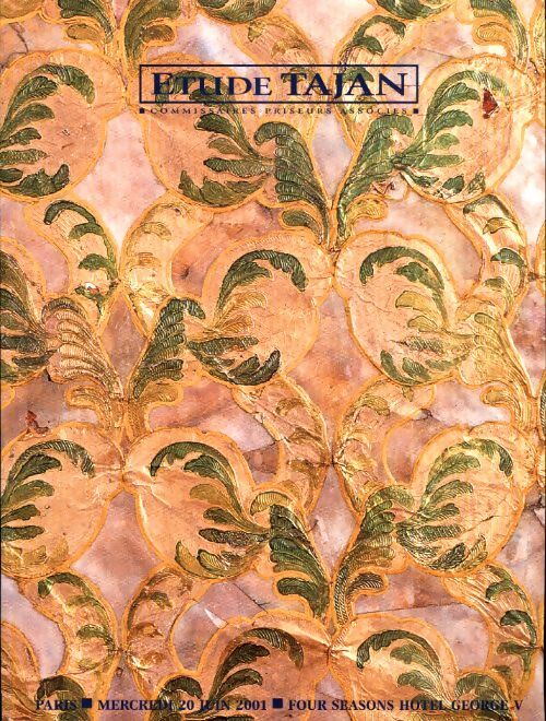 Etude Tajan 20 juin 2001 : Four seasons Hotel George V - Collectif - Livre