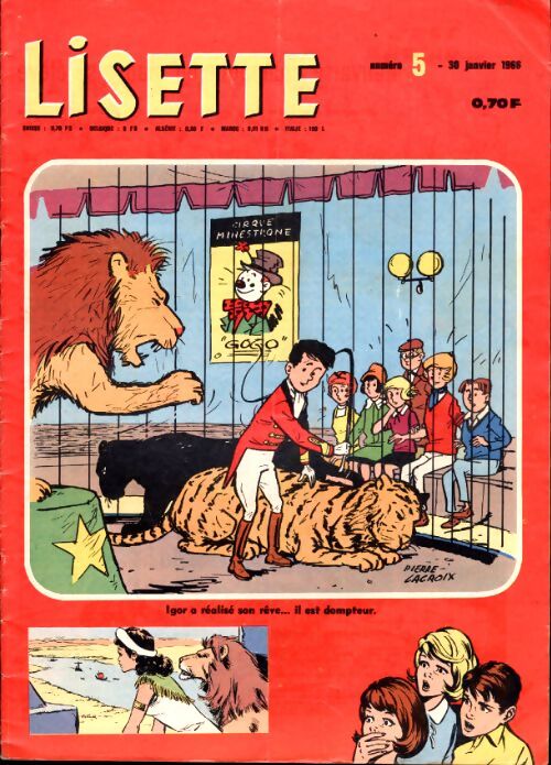 Lisette 1966 n°5 - Collectif - Livre