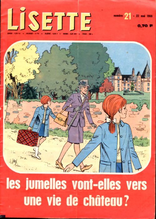Lisette 1966 n°21 : Les jumelles vont-elles vers une vie de château ? - Collectif - Livre