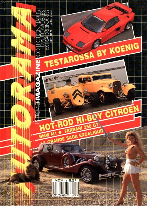 Autorama n°3 : Testarossa by Koenig - Collectif - Livre