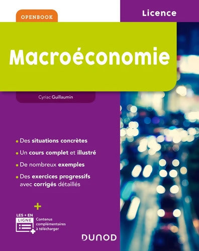 Macroéconomie - Licence : Licence - Cyriac Guillaumin - Livre