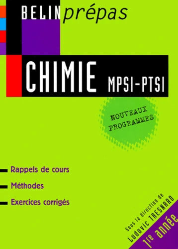 Chimie MPSI-PTSI - Ludovic Tresnard - Livre