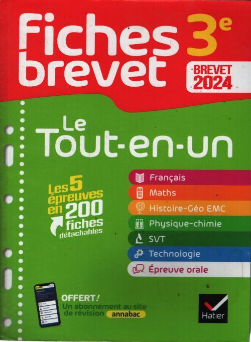 Brevet 2024 - 3e : Français maths histoire-géographie emc svt physique-chimie technologie - Sandrine Aussourd - Livre