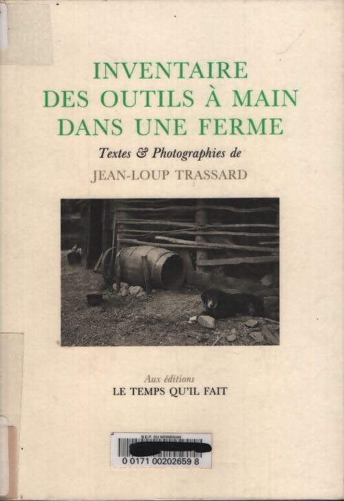 Inventaire des outils à main dans une ferme - Jean-Loup Trassard - Livre
