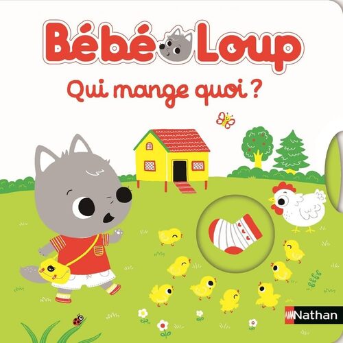 Bébé loup : Qui mange quoi ?  - Emiri Hayashi - Livre