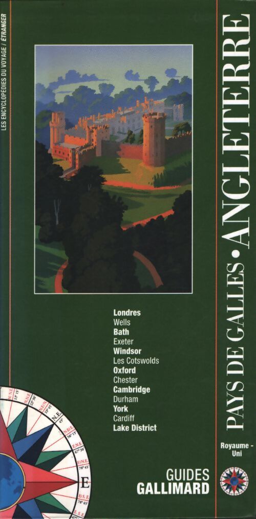 Guide Angleterre pays de galles - Guide Gallimard - Livre