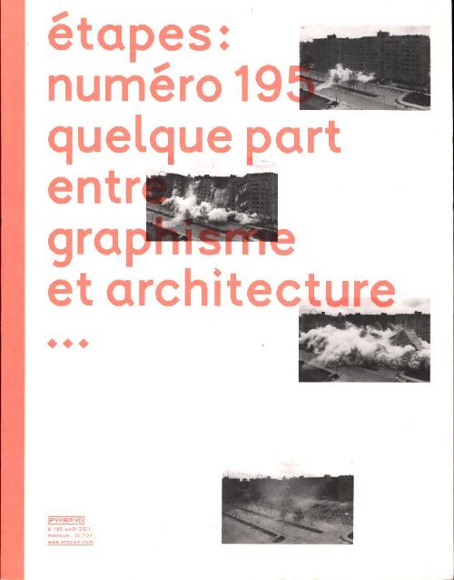 Etapes n°195 : Quelque part entre graphisme et architecture... - Collectif - Livre