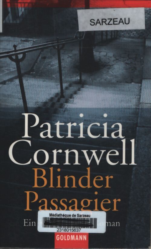 Blinder passagier - Patricia Daniels Cornwell - Livre
