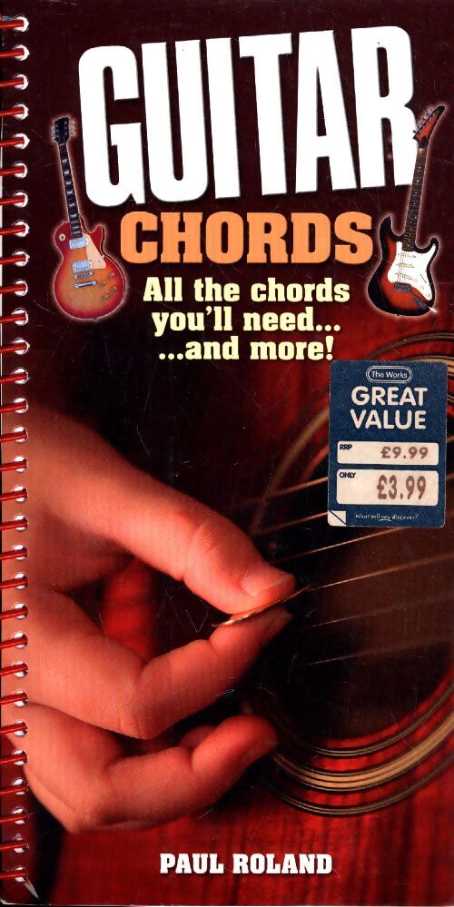Guitar chords - Paul Roland - Livre