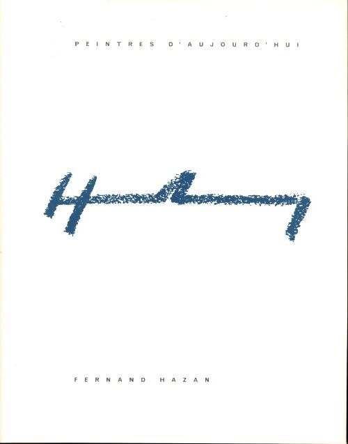 Peintres d'aujourd'hui : Hartung - Jean Tardieu - Livre