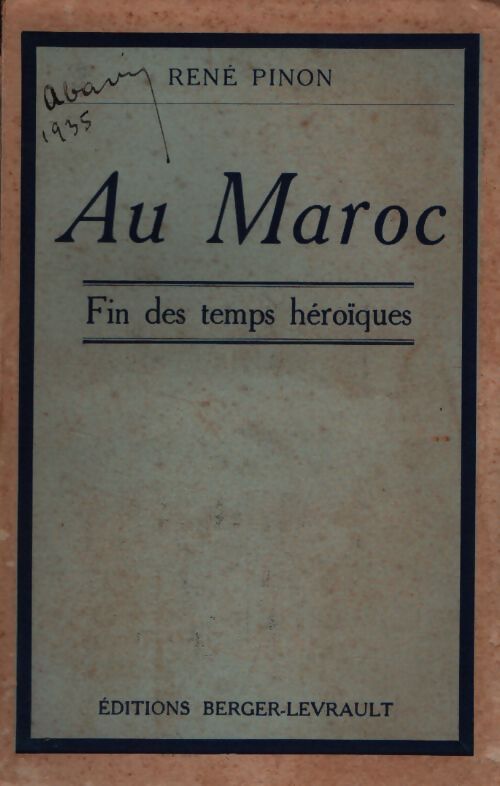 Au Maroc - René Pinon - Livre