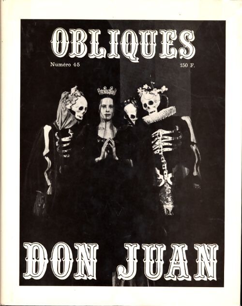 Obliques n°4-5 : Don Juan - Collectif - Livre