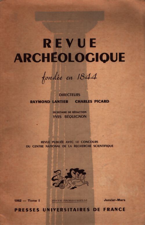 Revue archéologique Tome I - Collectif - Livre