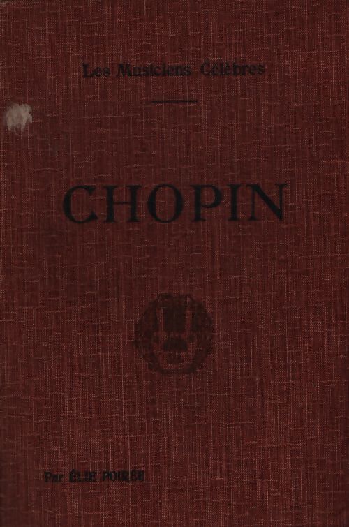 Chopin - Élie Poirée - Livre